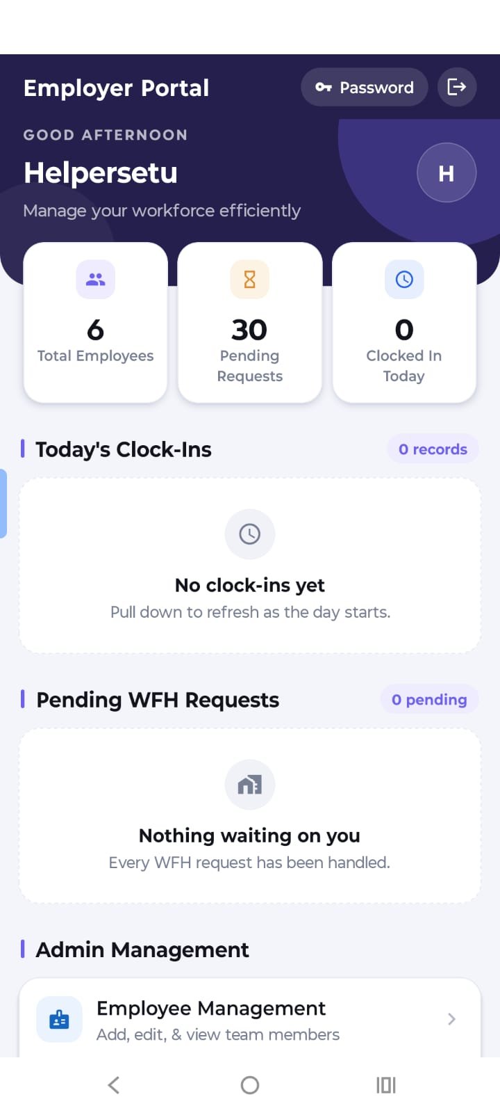 Admin Dashboard
