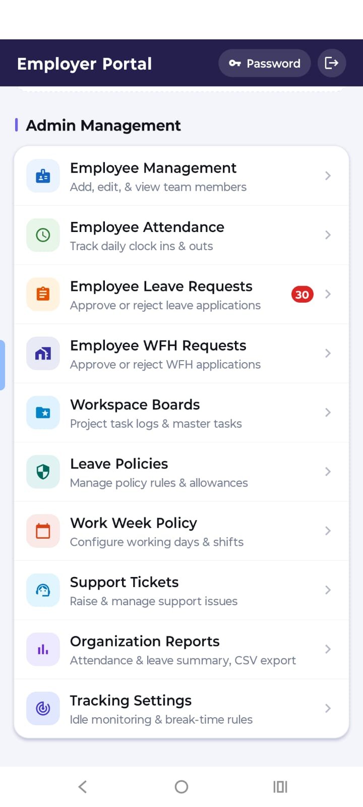 Admin Modules